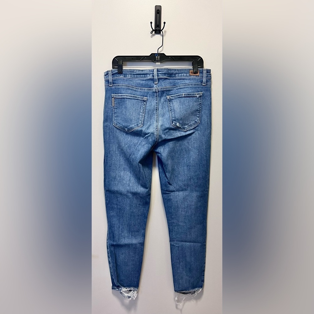 Paige Denim “Hoxton Crop” Distressed Jeans (Size 32) 👖 **NEW WITHOUT TAGS!!🎁** - Picture 2 of 13
